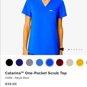 Catrina One Pocket Scrub Top - Medium